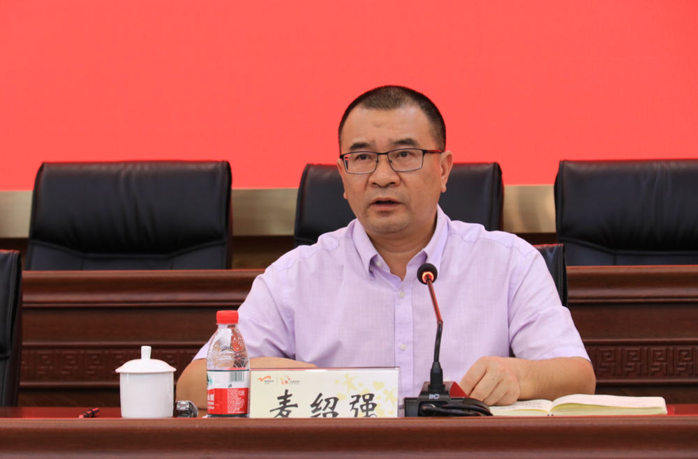 桂城街道党工委书记麦绍强讲话