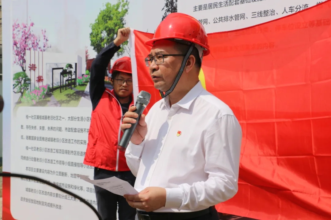 桂城街道党工委书记麦绍强讲话.摄/张琛